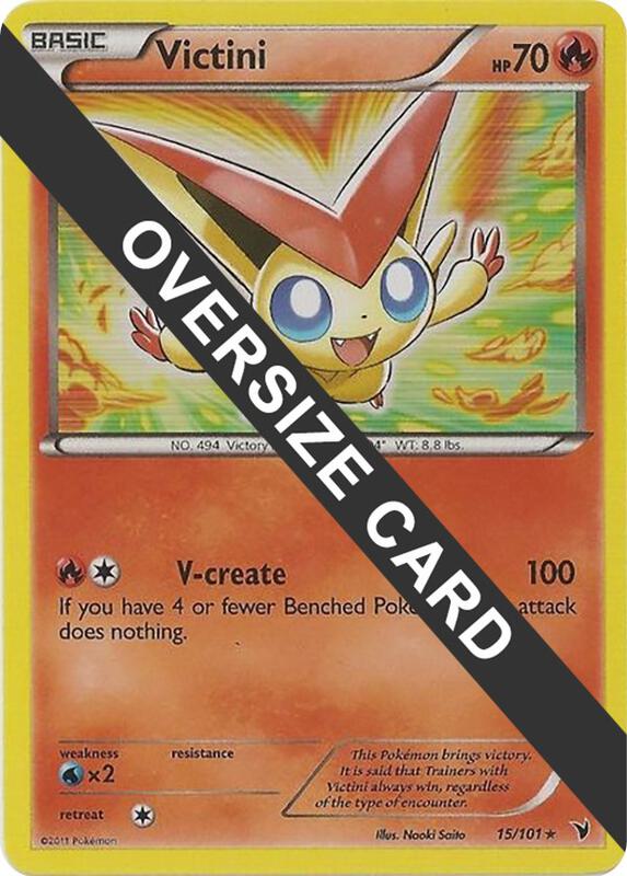 Victini Pokemon card from Jumbo Cards