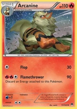 Arcanine Pokemon card from BREAKpoint