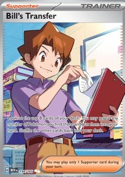Bill's Transfer Pokemon card from 151