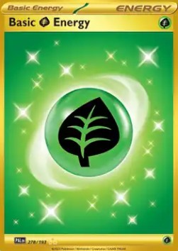 Basic Grass Energy Pokemon card from Paldea Evolved
