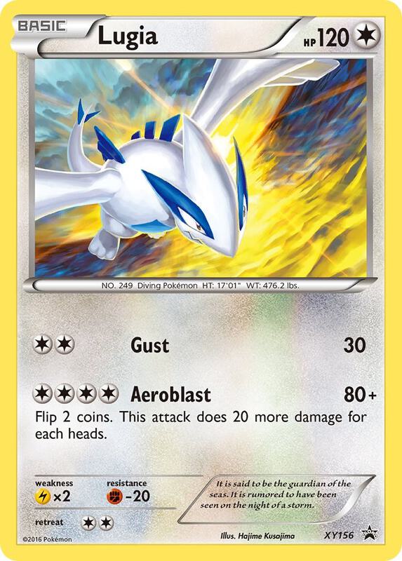 Lugia Pokemon card from XY Promos