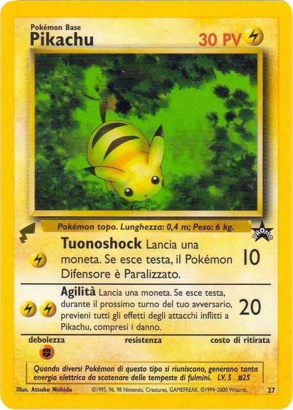 Pikachu (Baby) Pokemon card from WoTC Promo