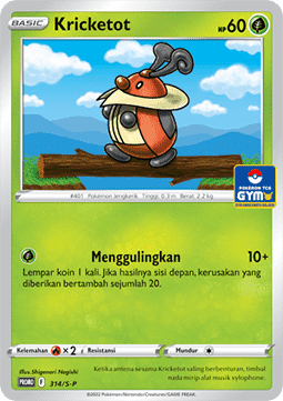 Kricketot (S-P/ID 314) Sword & Shield Indonesian Promos ID
