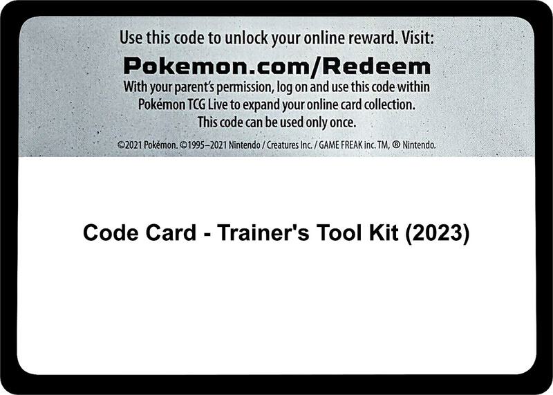 Code Card - Trainer's Tool Kit (2023) Pokemon card from Miscellaneous Cards & Products