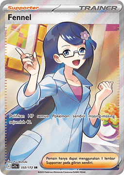 Fennel Pokemon card from Black White IDTH