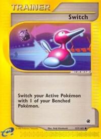 Switch Pokemon card from Expedition