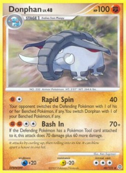 Donphan Lv.48 Pokemon card from Secret Wonders