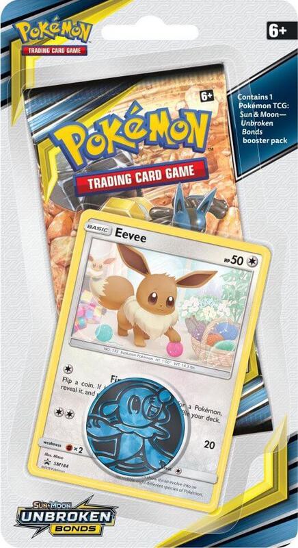 Unbroken Bonds Single Pack Blister [Eevee] Pokemon card from SM - Unbroken Bonds