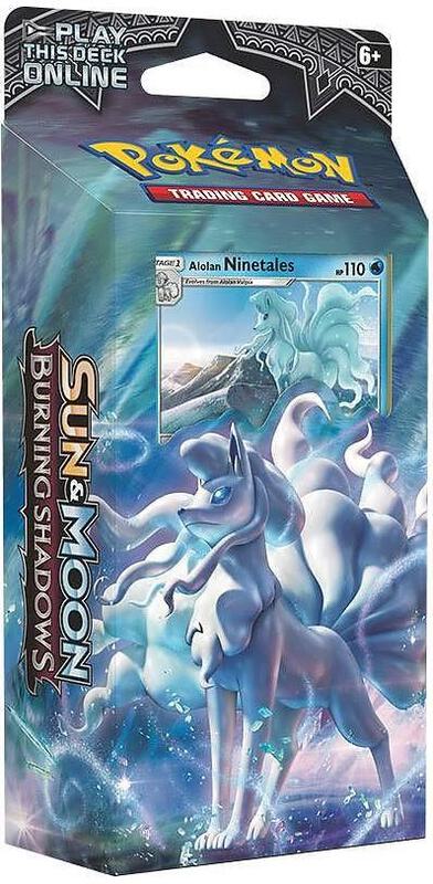 Burning Shadows Theme Deck - "Luminous Frost" [Alolan Ninetales] Pokemon card from SM - Burning Shadows