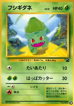 Bulbasaur Pokemon card from Intro Pack (Bulbasaur)