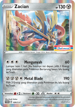 Zamazenta (S-P/ID 027) Sword & Shield Indonesian Promos ID