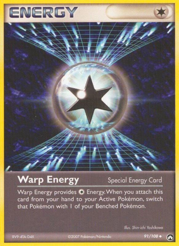 Warp Energy Pokemon card from Power Keepers