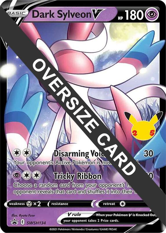 Dark Sylveon V - SWSH134 Pokemon card from Jumbo Cards