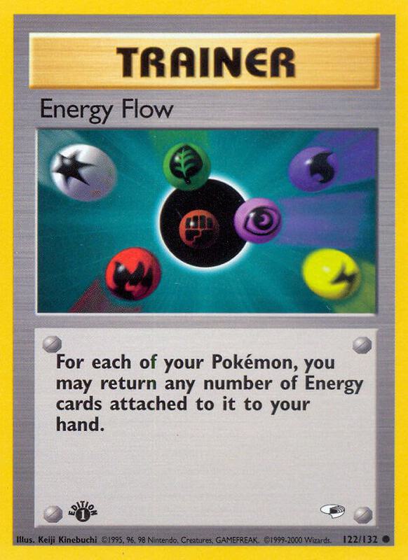 Energy Flow Pokemon card from Gym Heroes