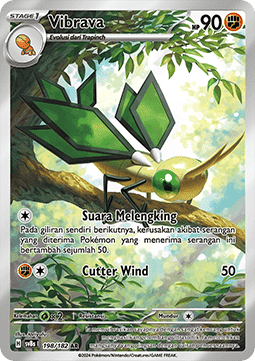 Vibrava Pokemon card from Stellar Lightning