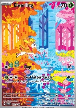 Deerling Pokemon card from Temporal Forces