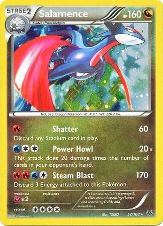 Salamence Pokemon card from Blister Exclusives