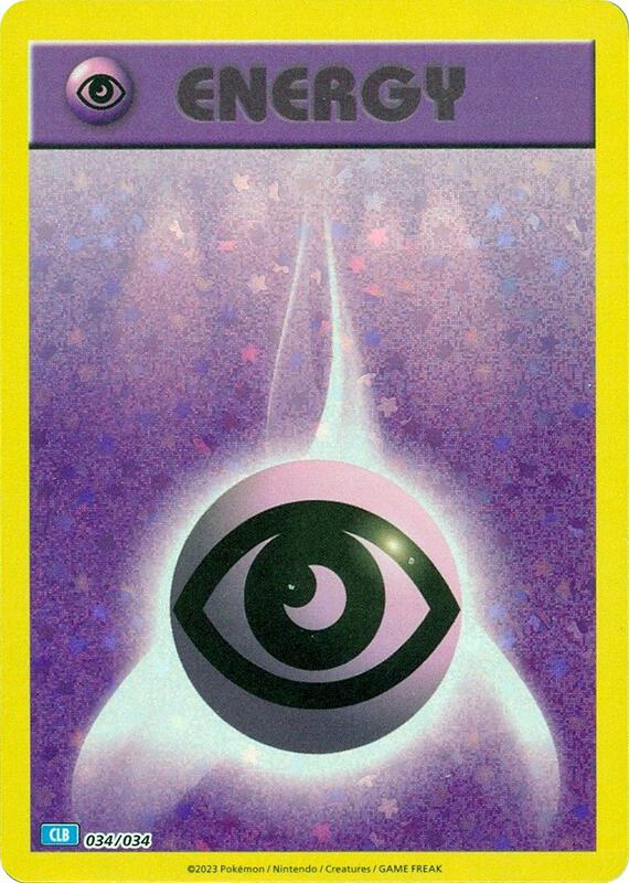 Basic Psychic Energy Pokemon card from Trading Card Game Classic