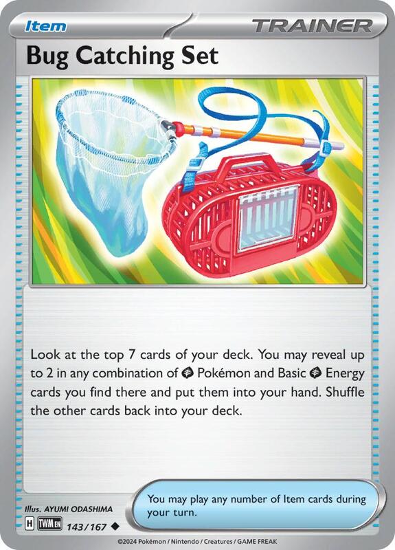 Bug Catching Set Pokemon card from SV06: Twilight Masquerade