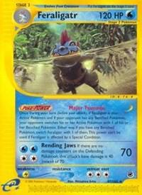 Feraligatr (47) Pokemon card from Expedition