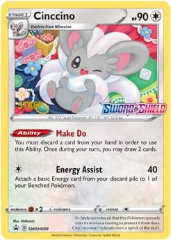 Cinccino - SWSH009 (Prerelease) [Staff]