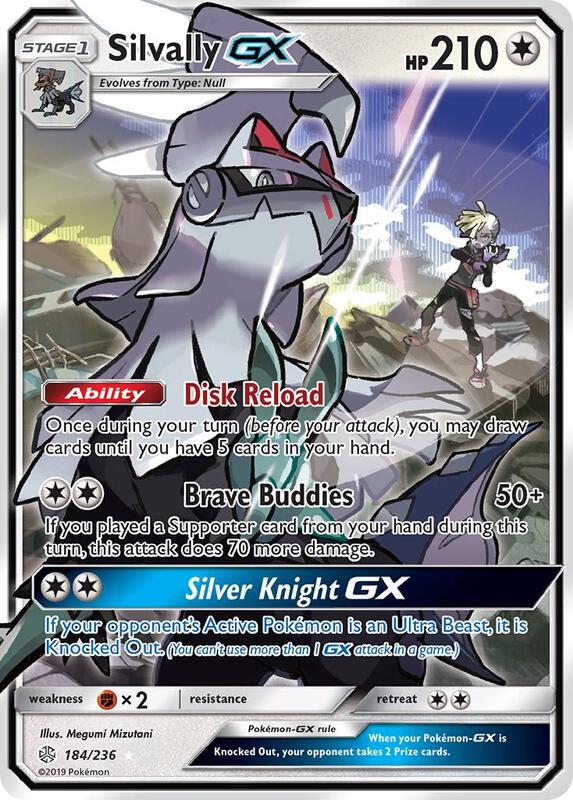 Silvally GX Pokemon card from SM - Cosmic Eclipse