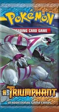 Triumphant Booster Pack Pokemon card from Triumphant