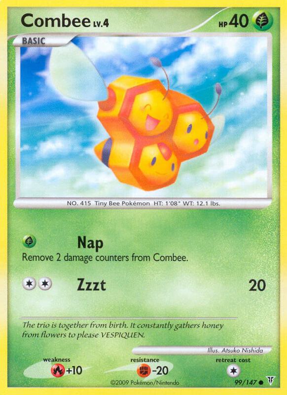Combee Pokemon card from Supreme Victors
