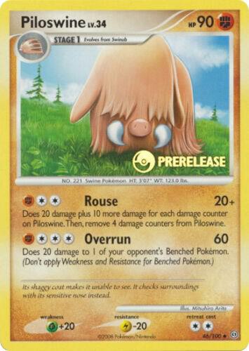 Piloswine Pokemon card from Nintendo Promos