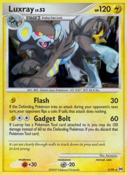 Luxray Lv.53 Pokemon card from Arceus