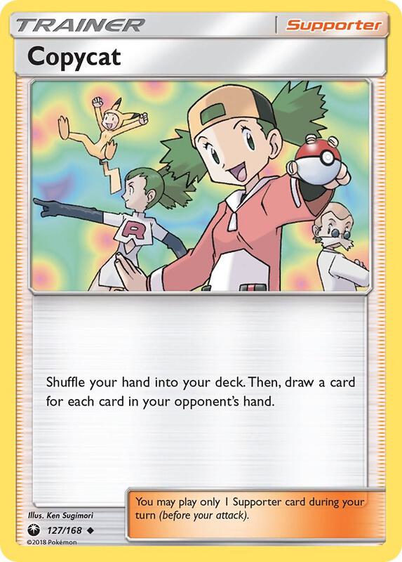 Copycat Pokemon card from SM - Celestial Storm