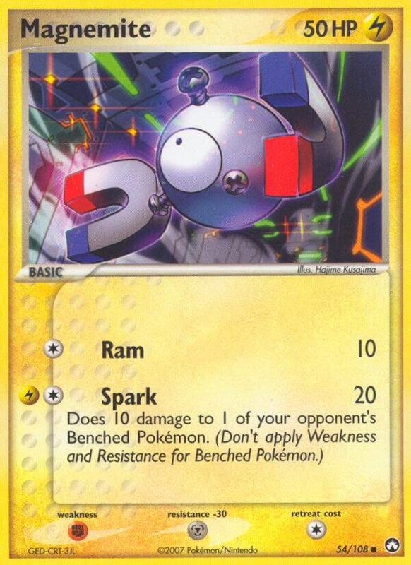 Magnemite Pokemon card from Power Keepers