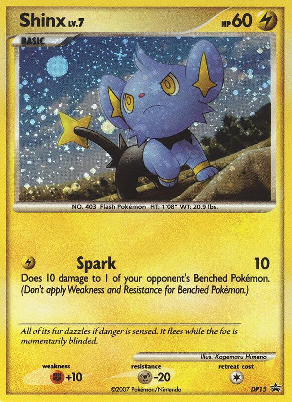 Shinx - DP15 Pokemon card from Diamond and Pearl Promos