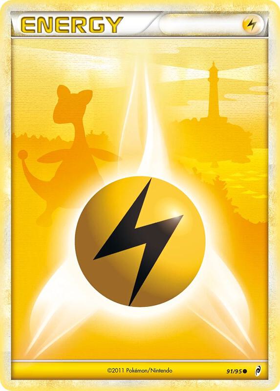 Lightning Energy Pokemon card from Call of Legends