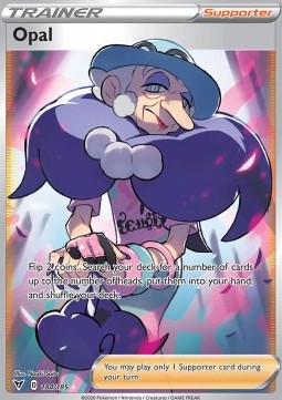 Opal Pokemon card from Vivid Voltage