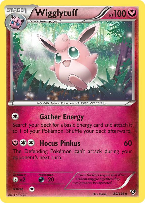 Wigglytuff (89) Pokemon card from XY Base Set