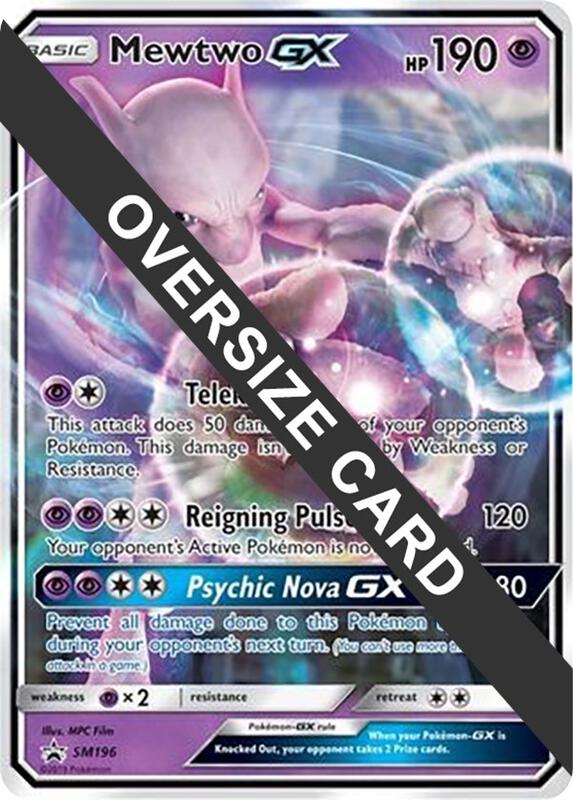 Mewtwo GX - SM196 Pokemon card from Jumbo Cards