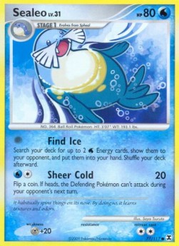 Sealeo Lv.31 (Holo) Pokemon card from Rising Rivals