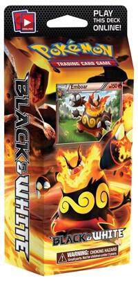 Black & White Theme Deck - "Red Frenzy" [Emboar] Pokemon card from Black and White