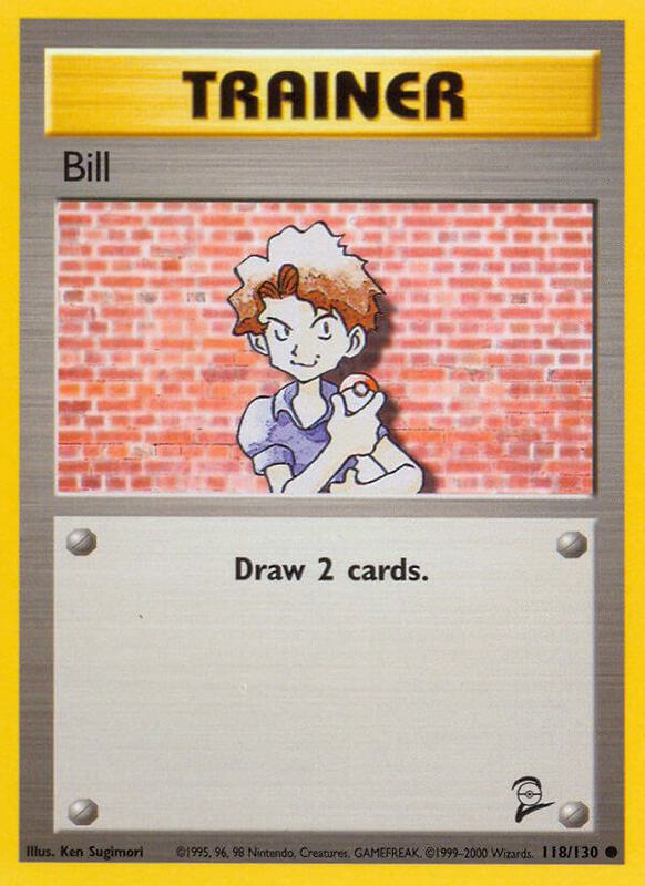 Bill Pokemon card from Base Set 2