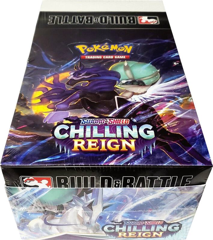 Chilling Reign Build & Battle Box Display Pokemon card from SWSH06: Chilling Reign