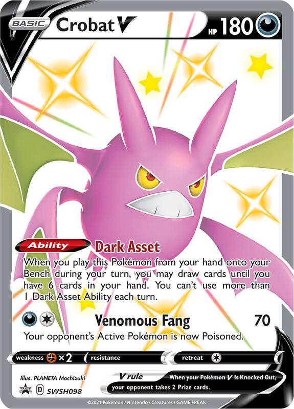 Crobat V - SWSH098 Pokemon card from SWSH: Sword & Shield Promo Cards