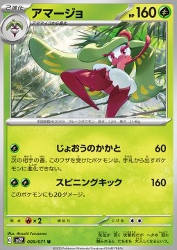 Tsareena Pokemon card from Snow Hazard