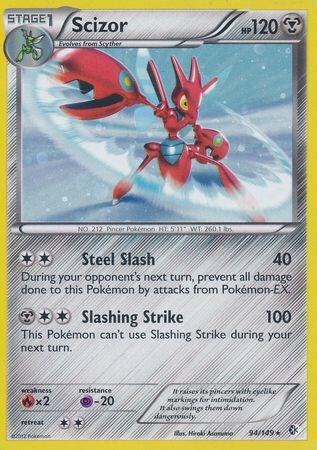 Scizor Pokemon card from Blister Exclusives