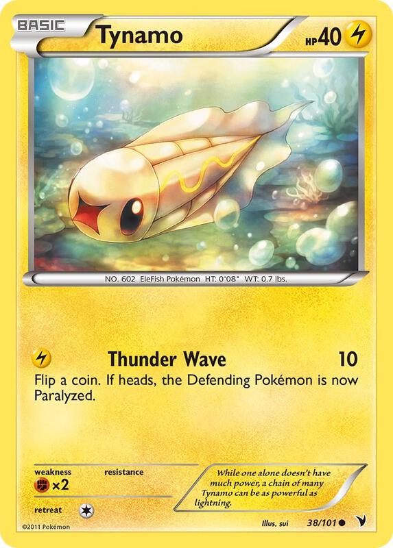 Tynamo (38) Pokemon card from Noble Victories