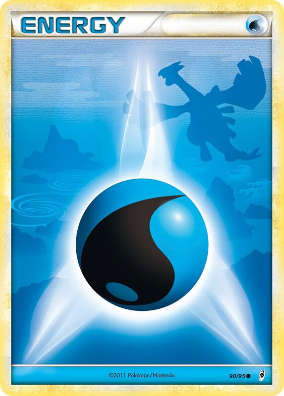 Water Energy Pokemon card from Call of Legends