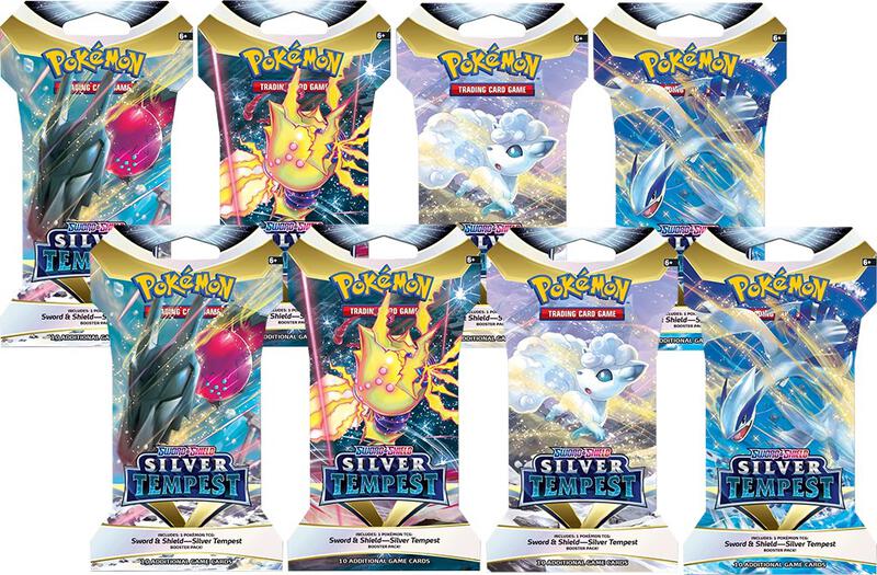 Silver Tempest Sleeved Booster Pack Bundle [Set of 8] Pokemon card from SWSH12: Silver