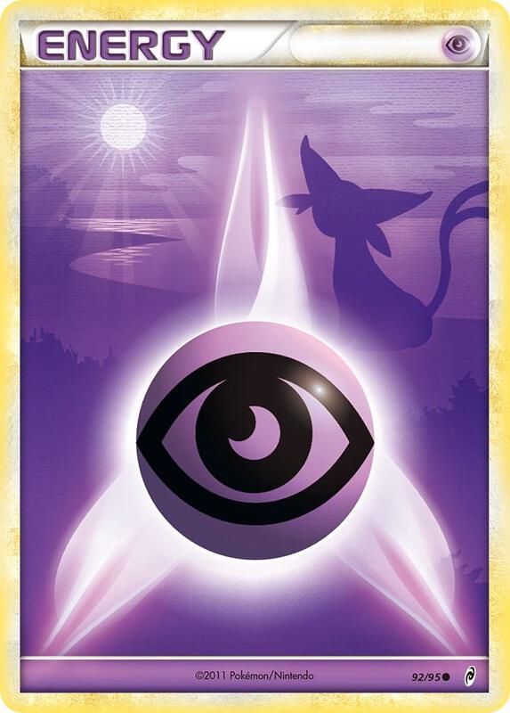 Psychic Energy Pokemon card from Call of Legends