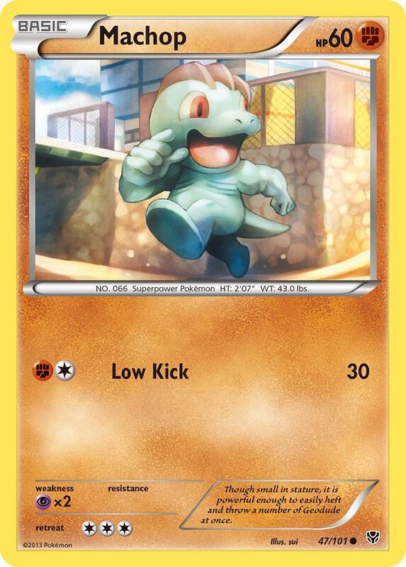 Machop Pokemon card from Plasma Blast
