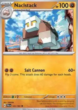 Naclstack Pokemon card from Paldea Evolved